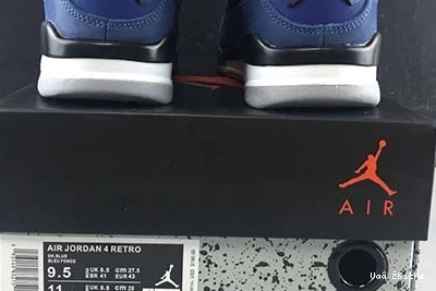 'LOYAL 521 -CQ9597-401 JORDAN 4 Unique WNTR AIR BLUE' 0821